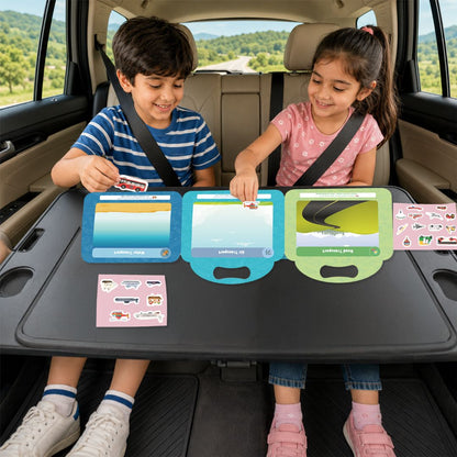 Stick & Sort 3-in-1 - Reusable Sticker Activity Game for Kids (Ages 4+)